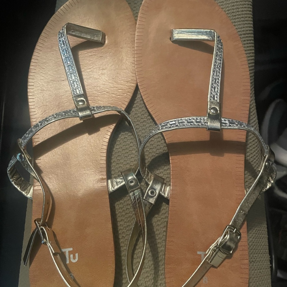 Women's Silver Sandals
